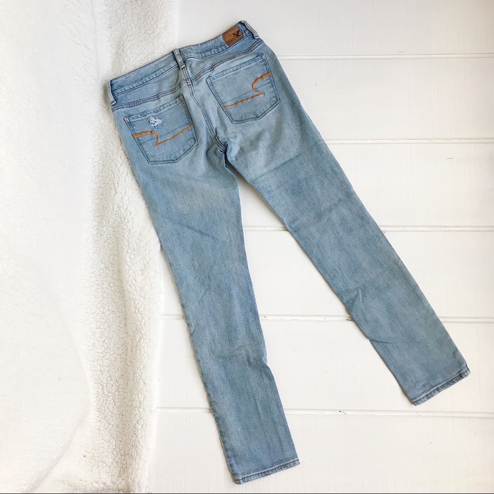 Skinny Light Wash Ripped Jeans - Picture 3 of 3